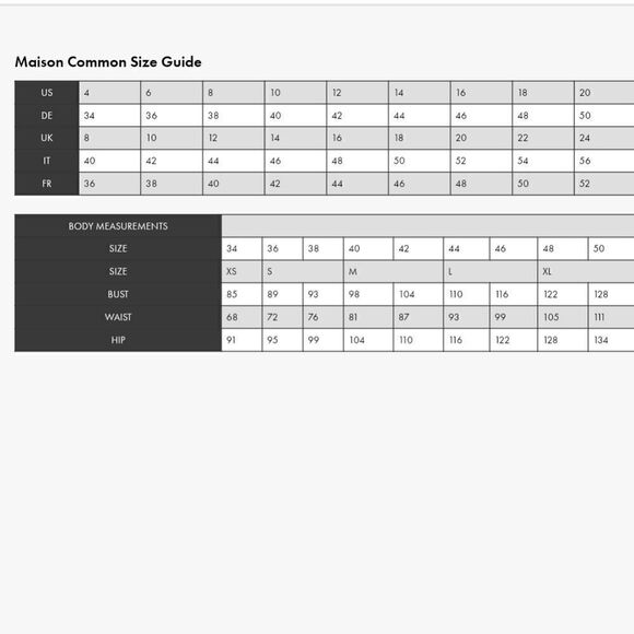 Maison Common Striped Back Zip Embroidered Top Blouse Shirt Size 44 US Large - Picture 12 of 12